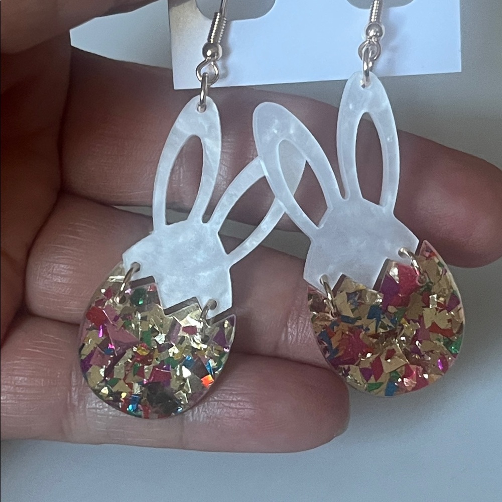 Colorful Bunny Earrings